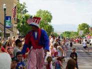 4th parade photo with Uncle Sam